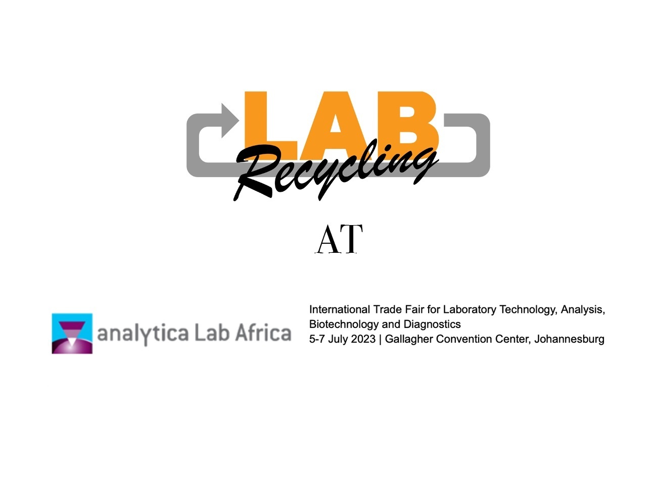 Labrecycling is attending Analytica Africa