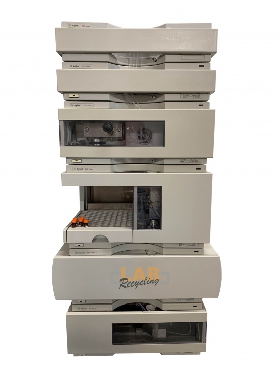 Agilent 1100 HPLC systeem - Quaternary Pump - RID