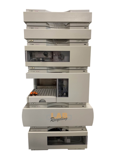 Agilent 1100 HPLC systeem - Quaternary Pump G1311A - RID G1362A