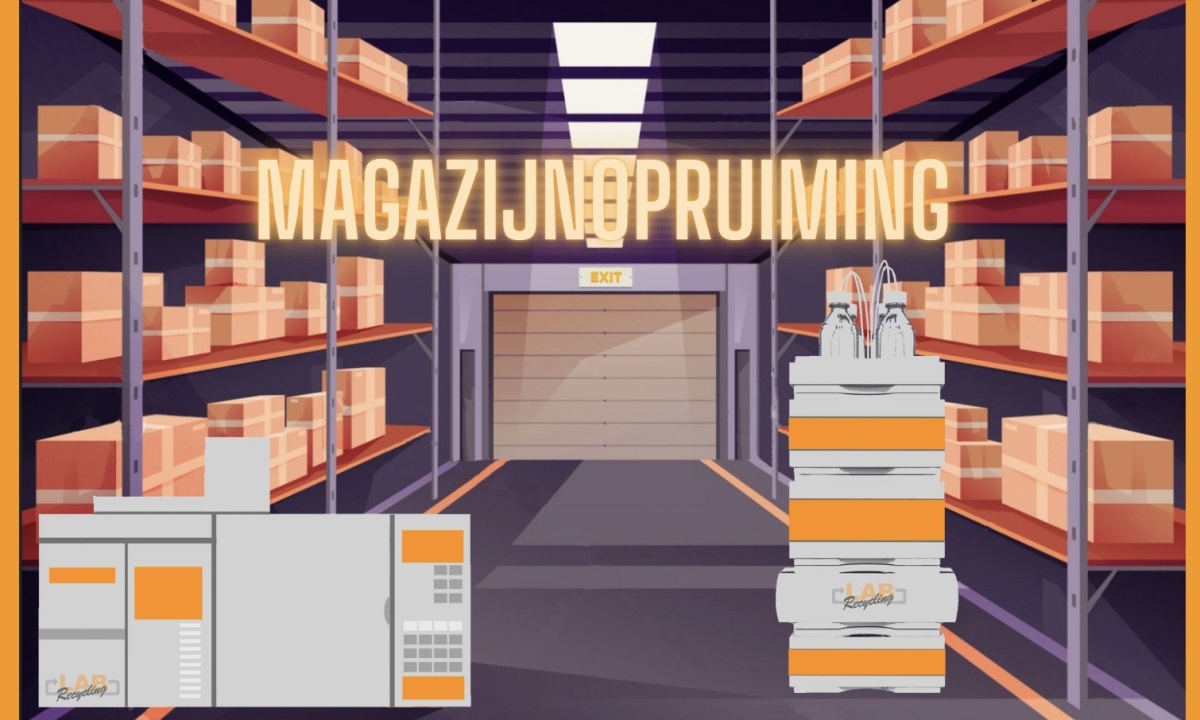 Labrecycling helpt jou met het opruimen van jouw magazijn